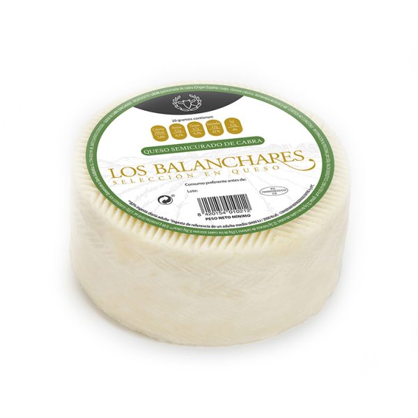 Queso Cabra, SEMICURADO NATURAL 360 gr. Aprox.